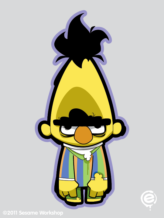 Sesame Street Bert zombie