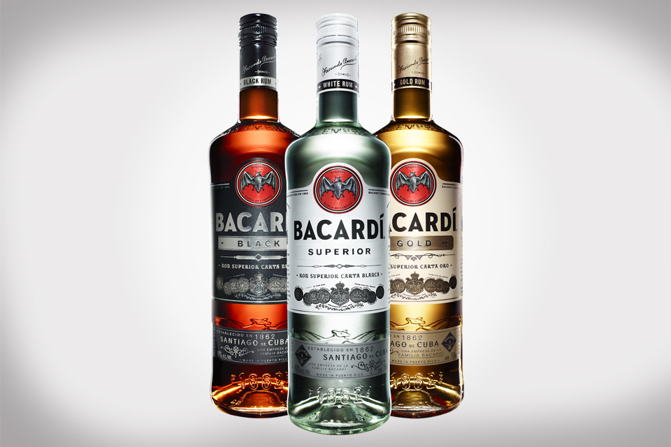 New Bacardi Rum Bottles