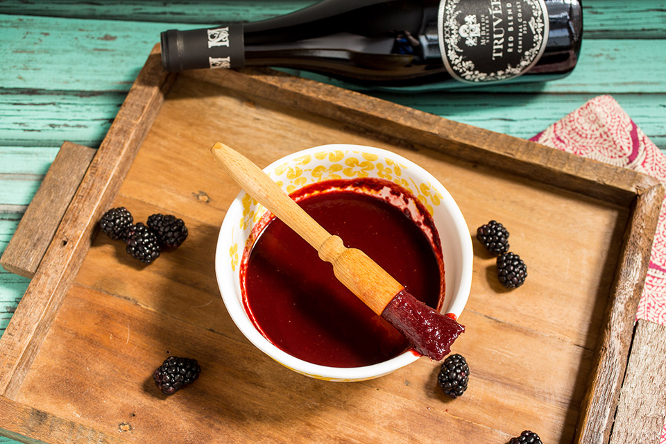 Blackberry Chipotle Truvée Red Wine Barbecue Sauce