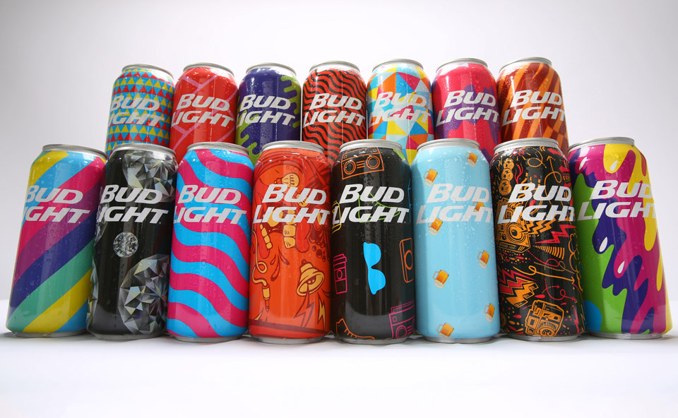 Bud Light Releases Limited Edition Festival Cans for 2015 Mad Decent Block Party