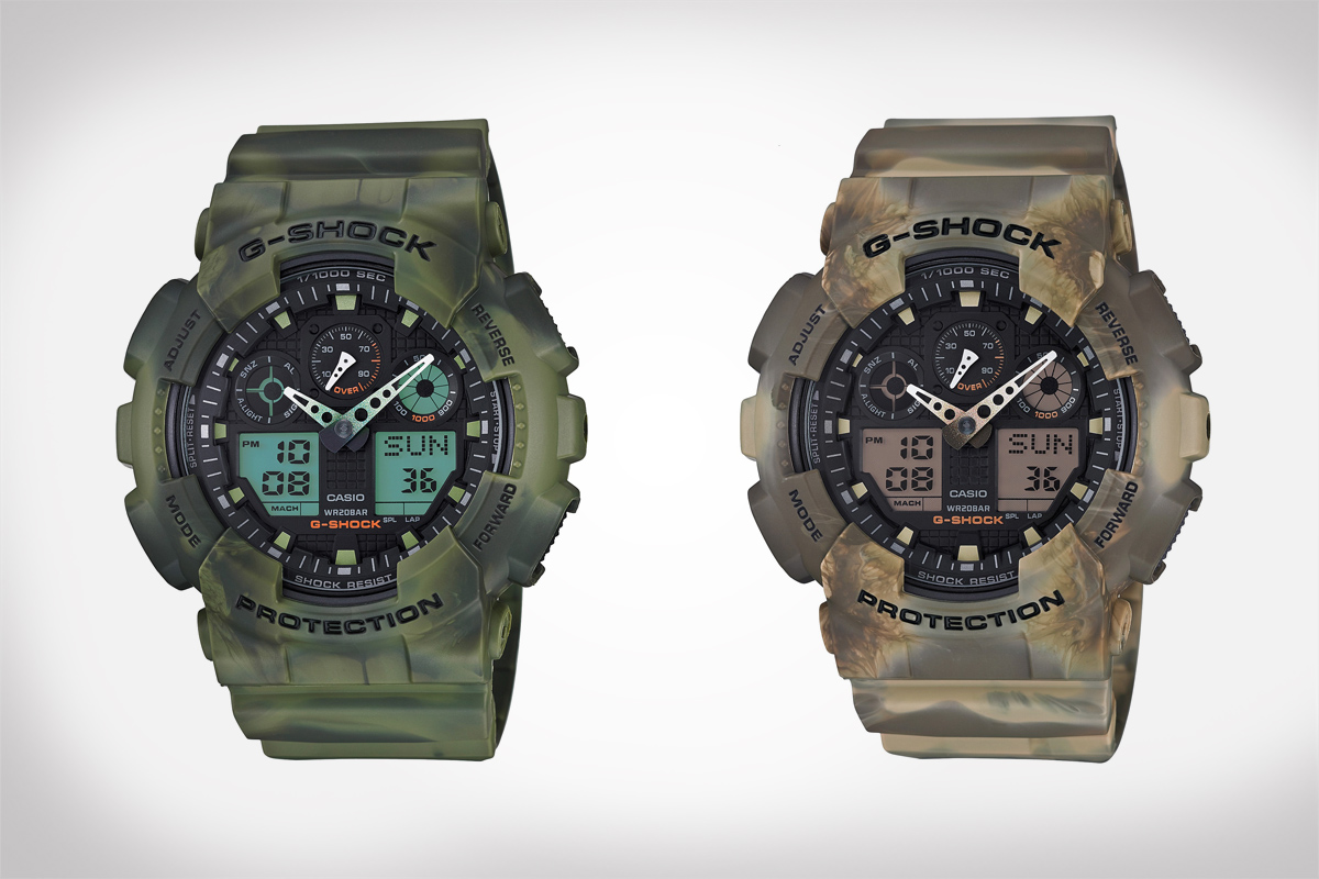 G-Shock Marble Pattern Watches