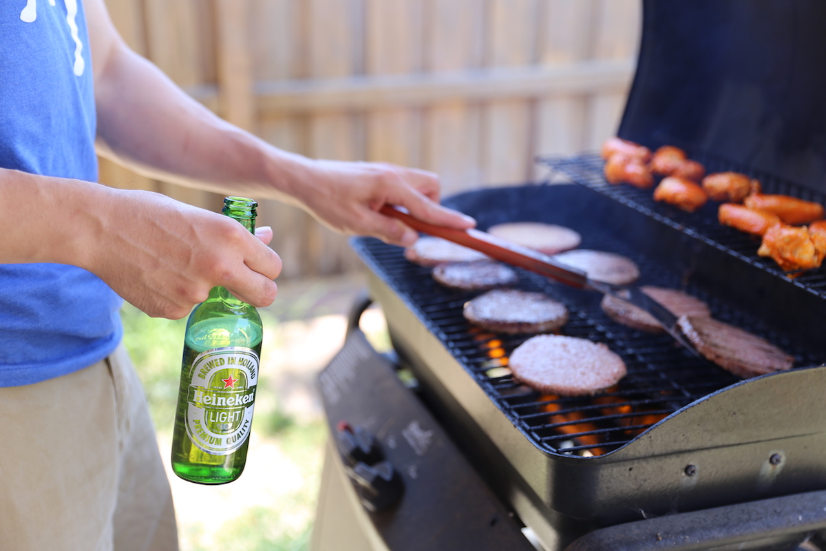 Grill Master with Heineken Light