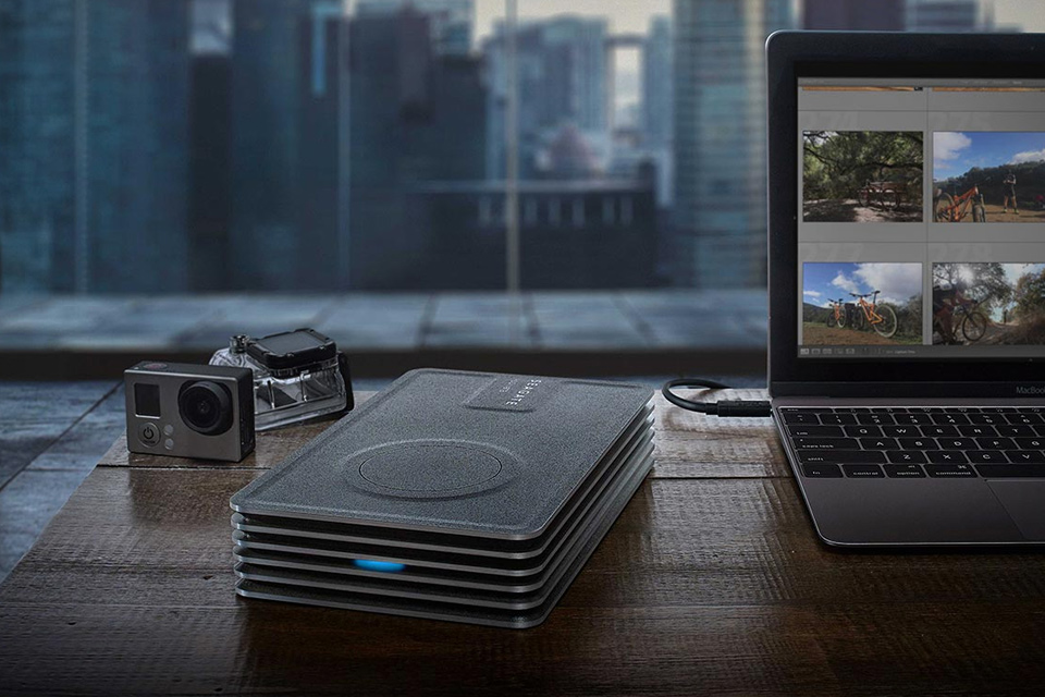 Innov8 is the first 8TB USB-C powered external desktop storage solution on the market. A single, reversible USB-C cable powers the Innov8 and provides easy access to the massive 8TB of storage. Just connect Innov8 to your computer and you are set.