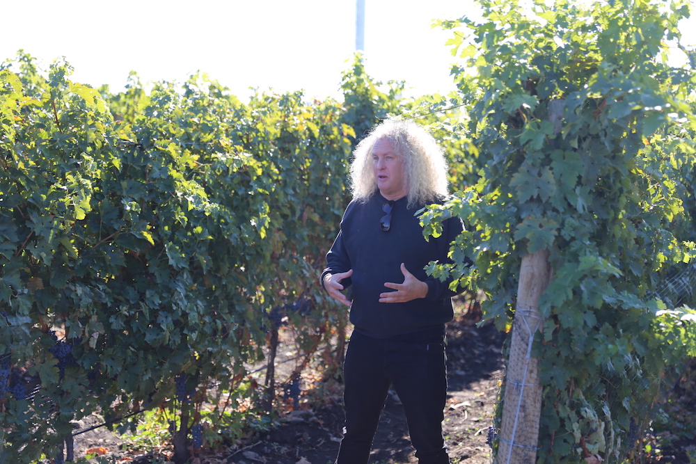 Charles Smith Touring his Vineyards