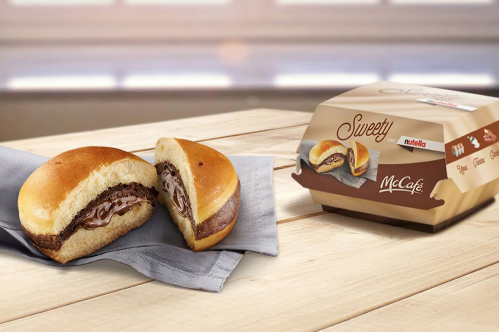 McDonalds Italy has created a sweet treat for their customers. Meet the Nutella Burger.