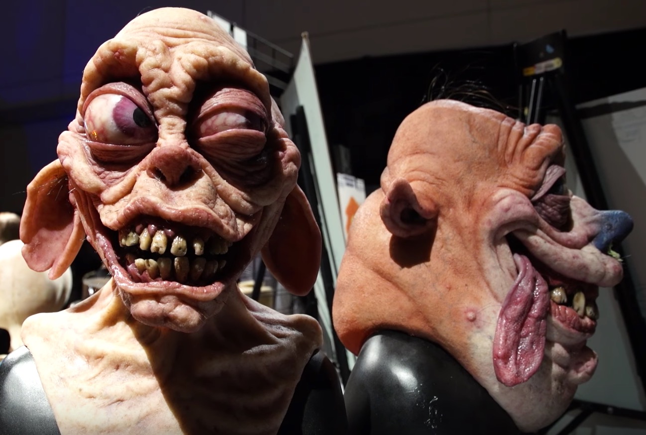 Realistic Ren and Stimpy Masks from Andrew Freeman
