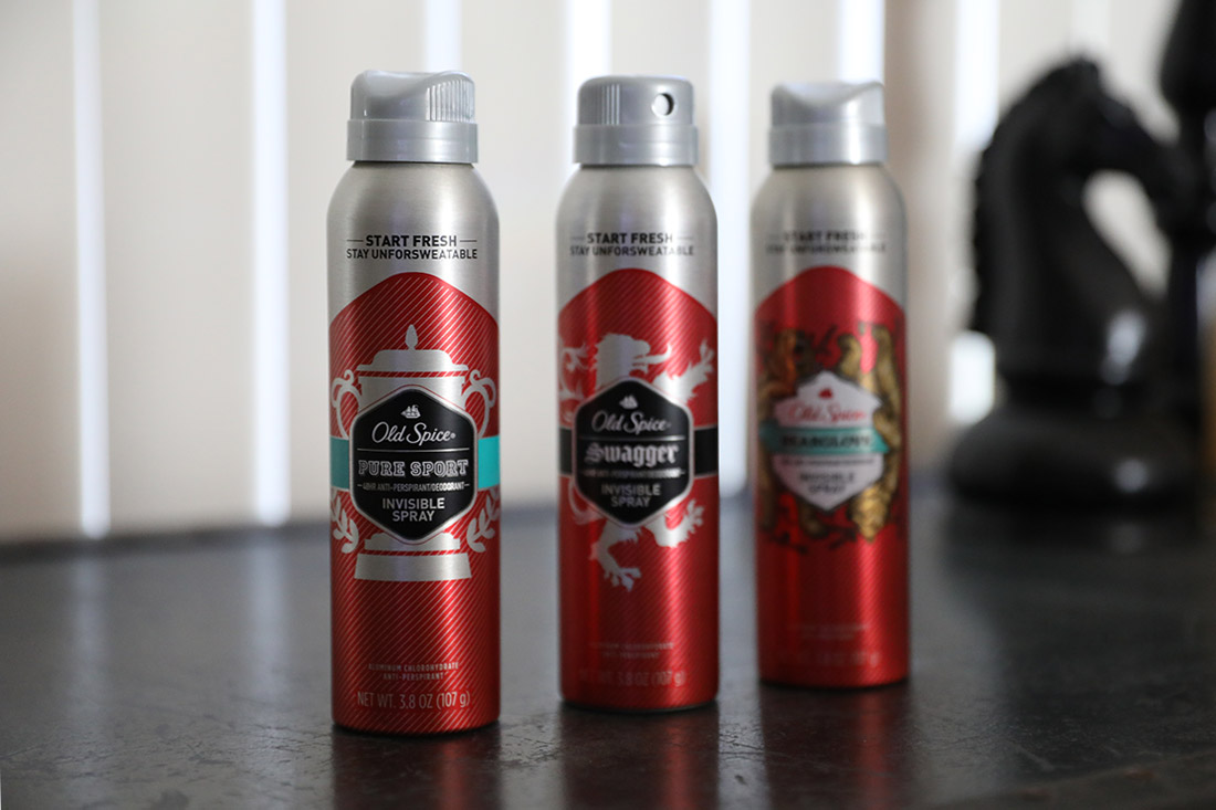 Old Spice Invisible Spray Review + Von Miller Smell 'Ya in the