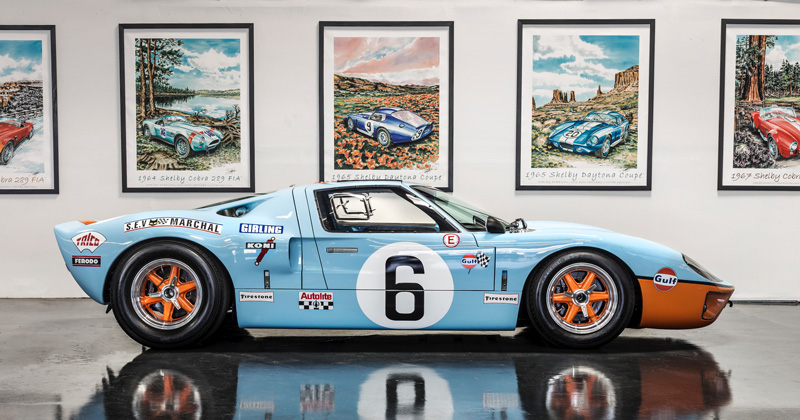 GT40 Sitting pretty in a showroom