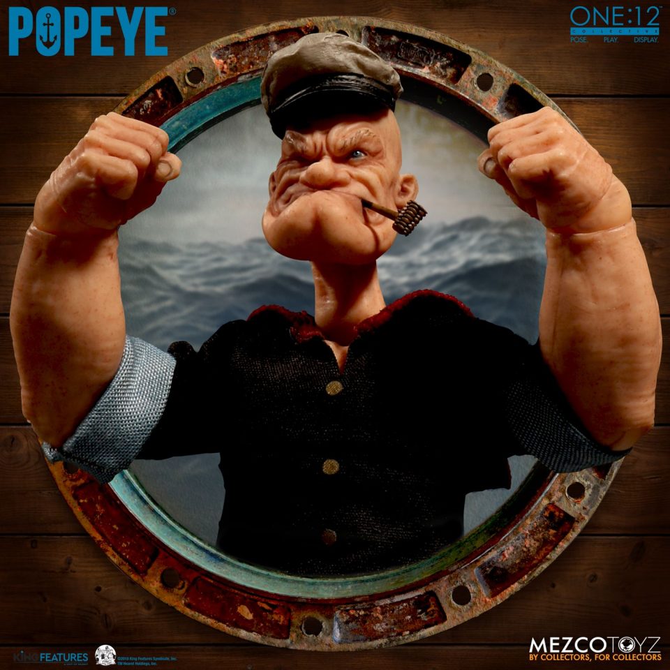 A Collectible Realistic Popeye Figurine Joe's Daily