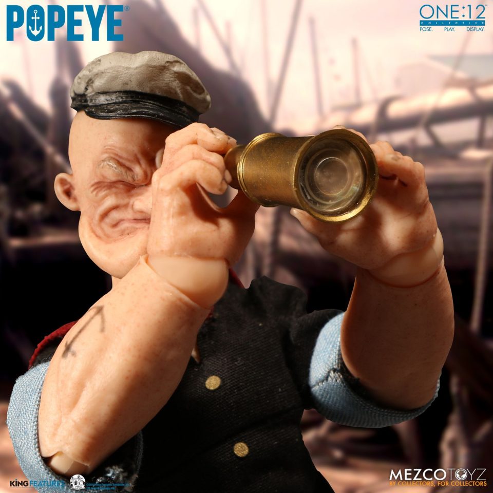 A Collectible Realistic Popeye Figurine Joe's Daily