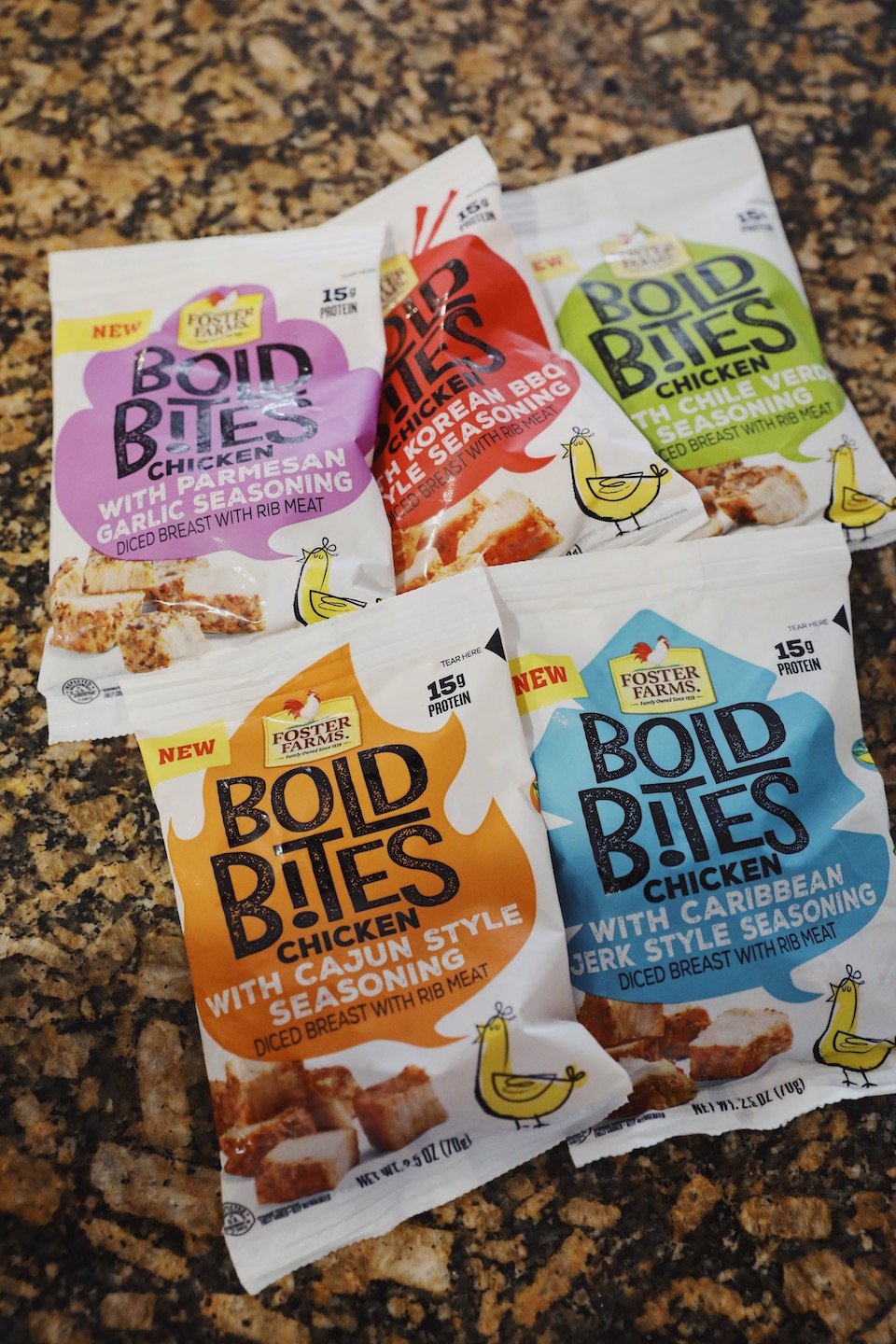 Five Flavors of Foster Farms Bold Bites