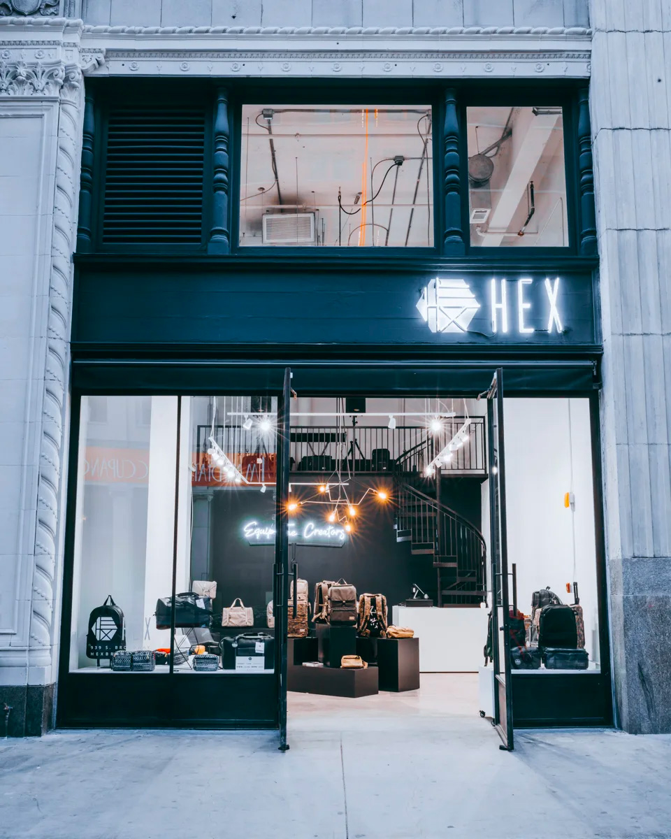 Entrance of new HEX DTLA store
