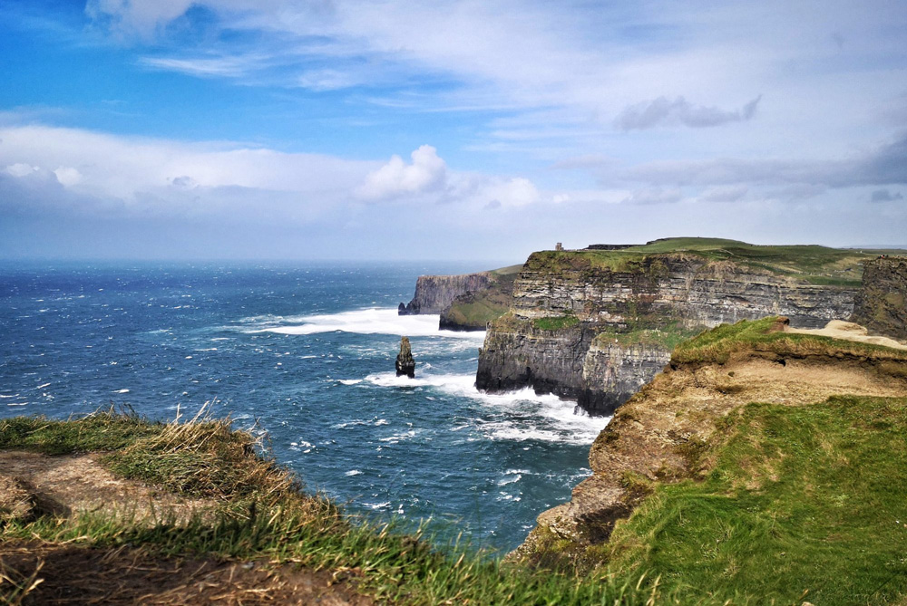 The famed Cliffs of Moher - Ireland road trip ideas