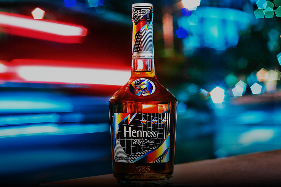 Hennessy X Felipe Pantone Limited Edition VS Cognac Bottle