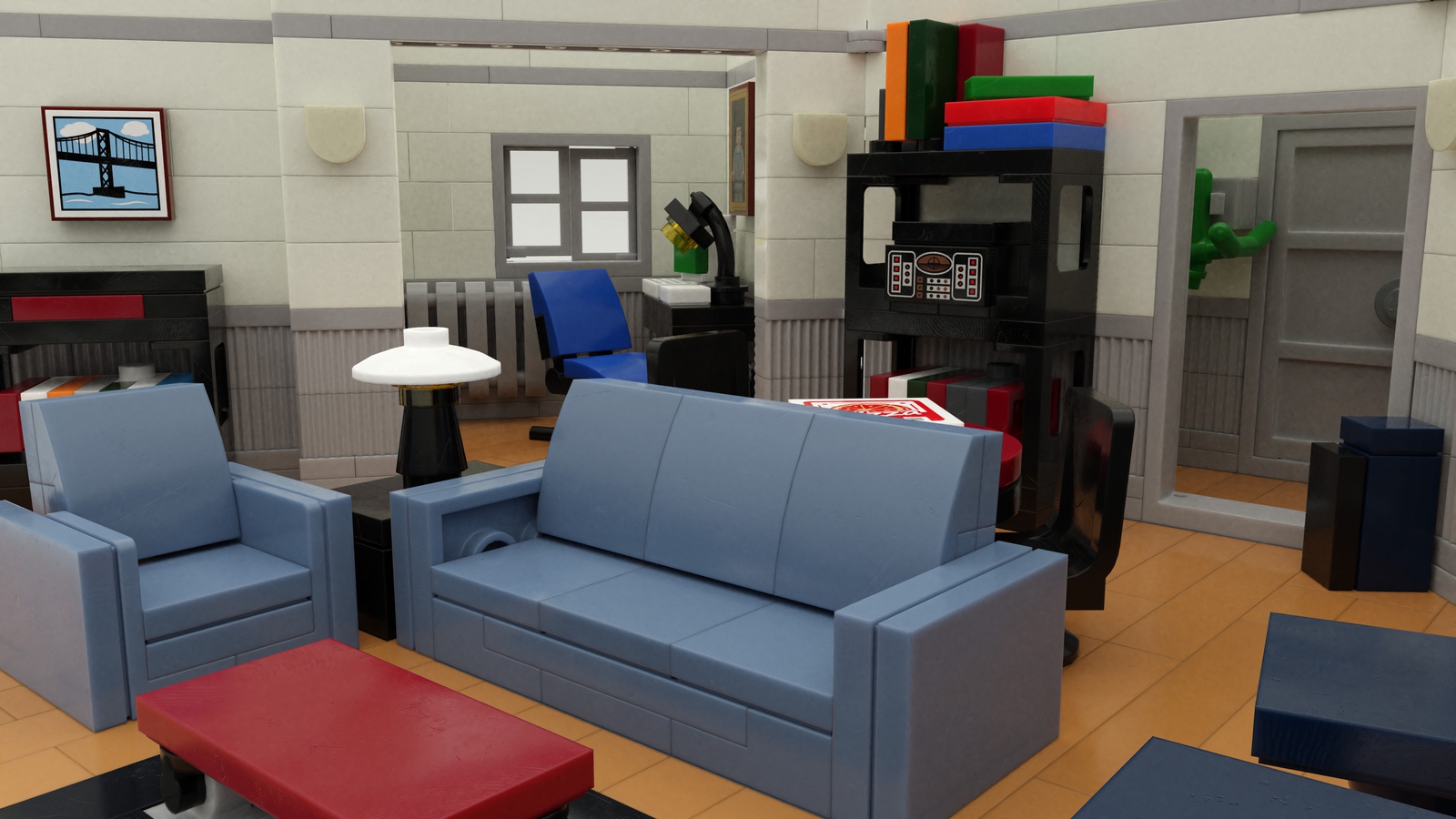 Jerry Seinfeld's Upper West Side Manhattan apartment in LEGO