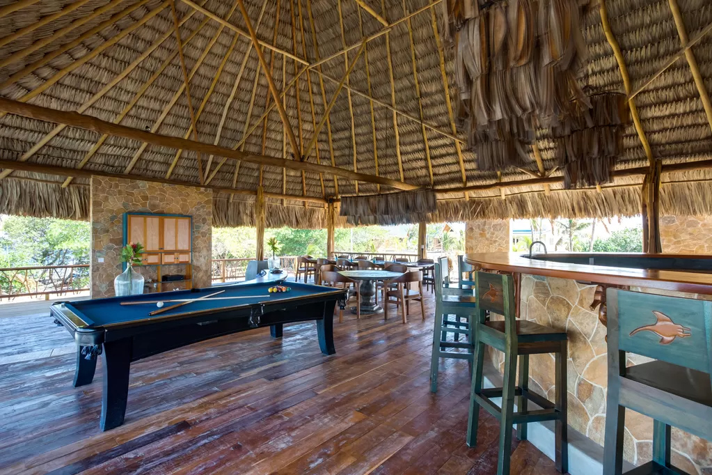 Kanu Private Island's lounge area