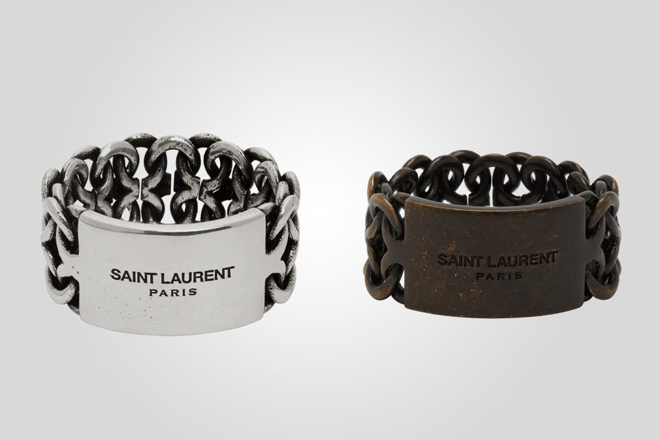 Saint Laurent Plaquette Rings