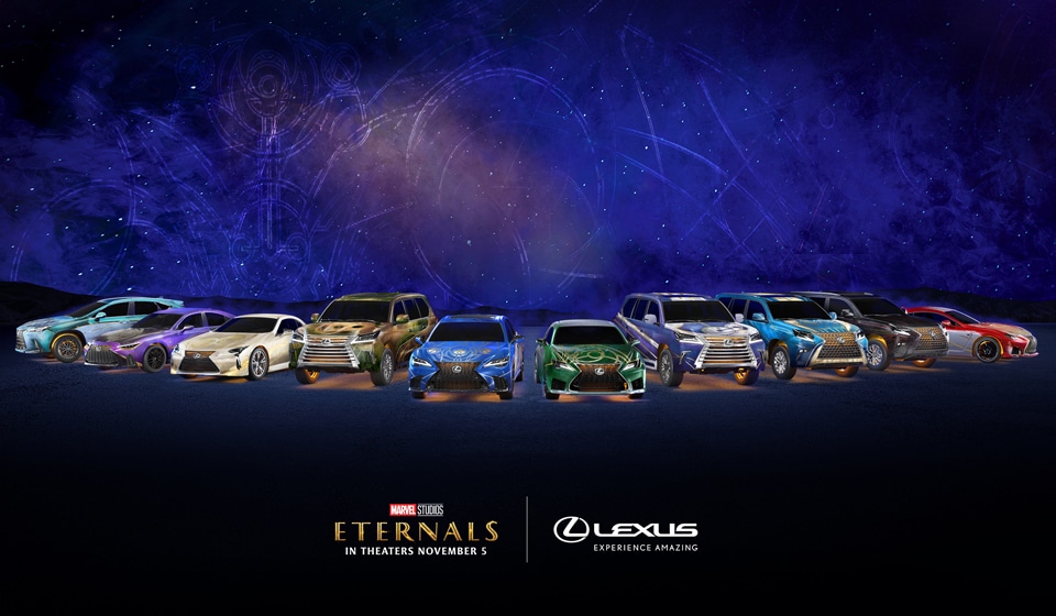 Lexus Reveals Marvel Studios' 'Eternals' Vehicles Ahead of the Red Carpet Premiere