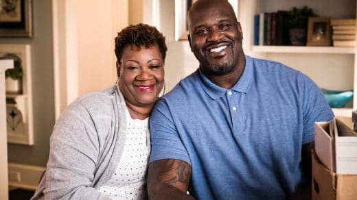 Dr. Lucille O'Neal with son Shaq