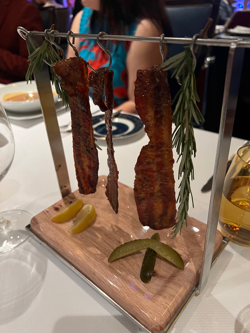 Pinnacle Grill appetizers - Candied Bacon
