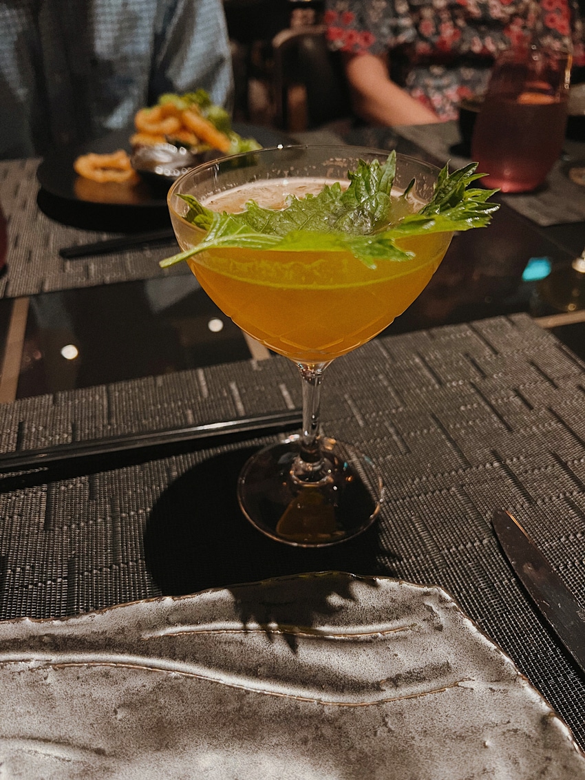 Tamarind cocktails - Shiso Sour: