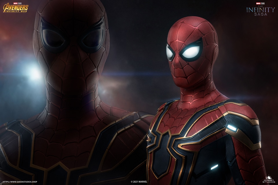 Queen Studios Made a Life-Size Iron Spider-Man Statue