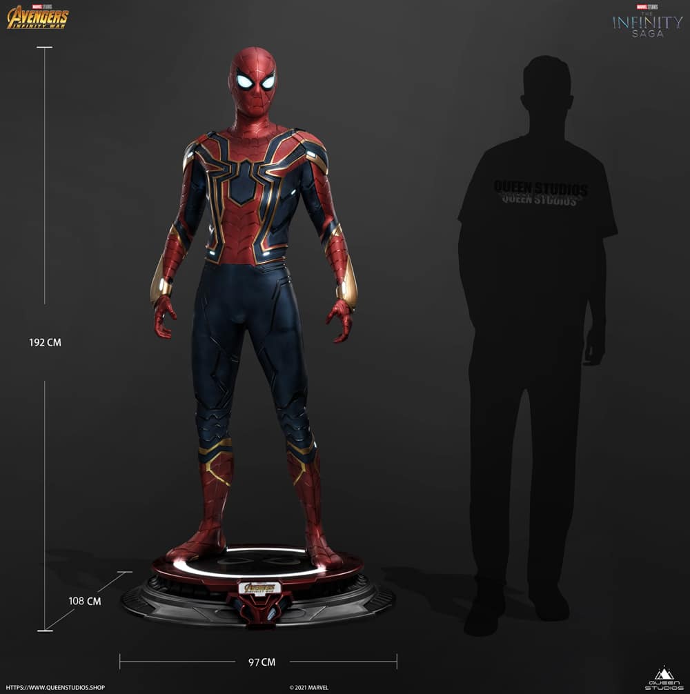 Iron Spider-Man Life-Size Dimensions