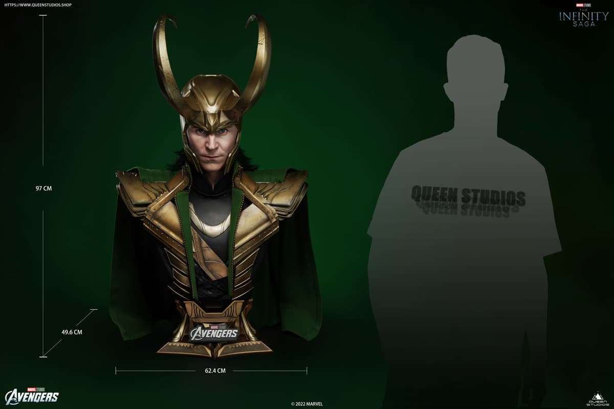 Loki Bust dimensions