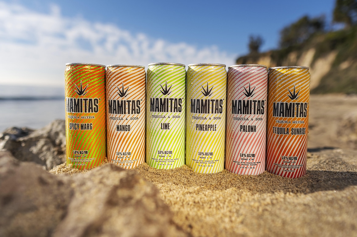 Mamitas Tequila Seltzer current line-up