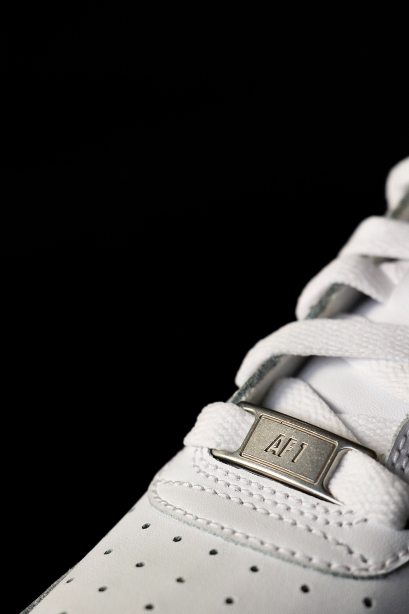 Close-up of Nike Af1s