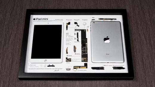 A deconstructed iPad Mini First Generation from Grid Studio