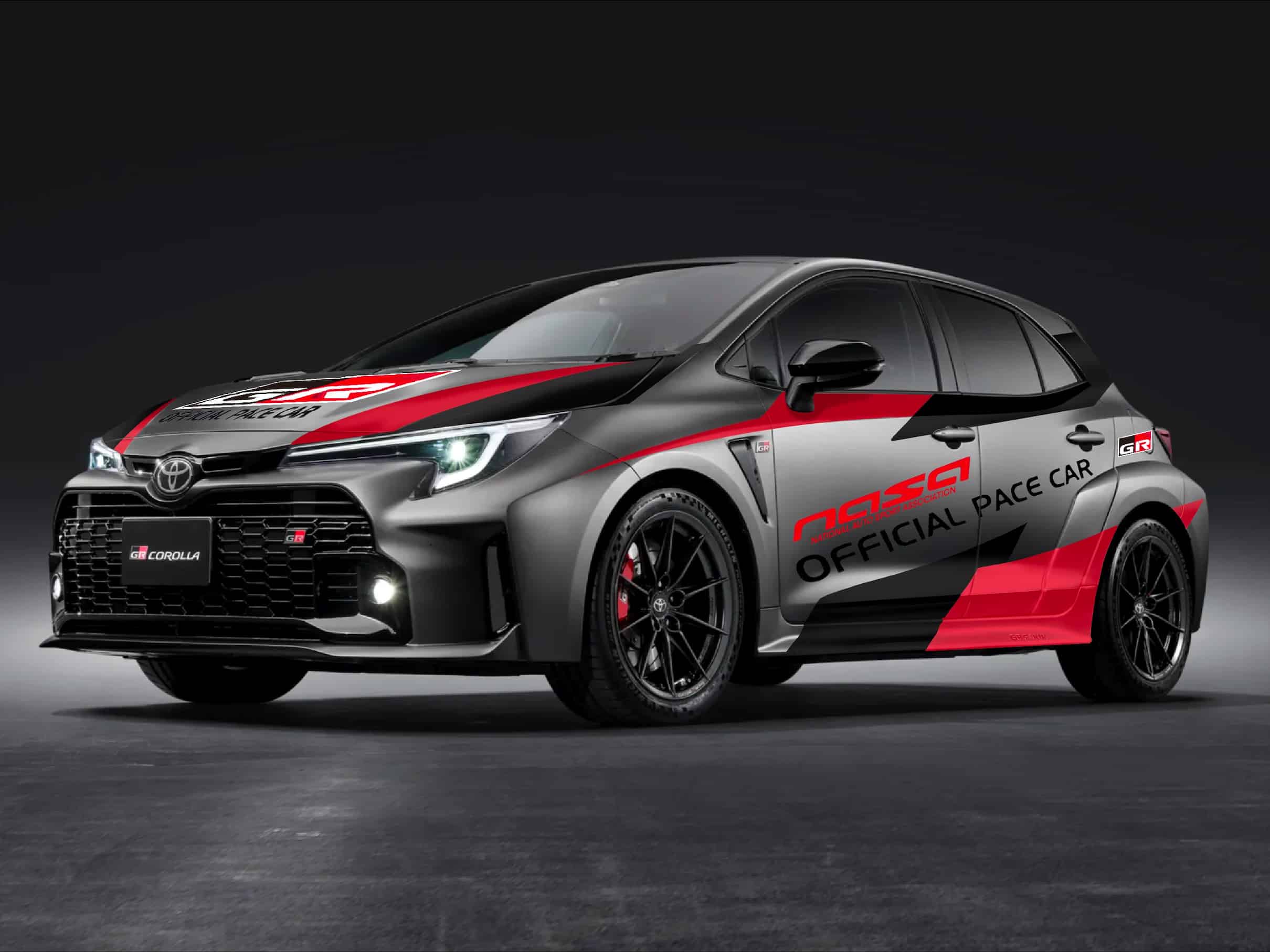 2023 Toyota GR Corolla official Pace Car for NASA