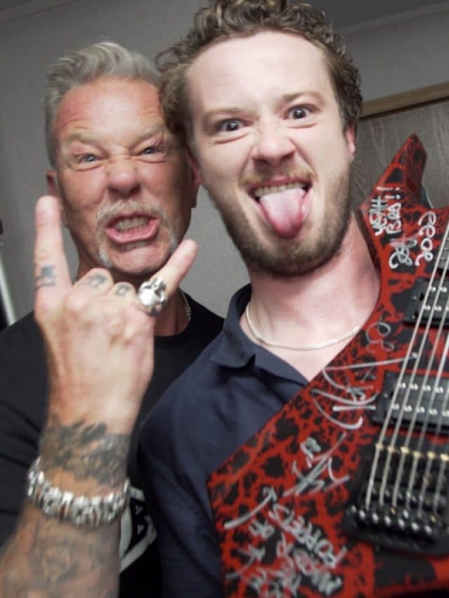 Joseph Quinn Jams Out With Metallica Joe's Daily