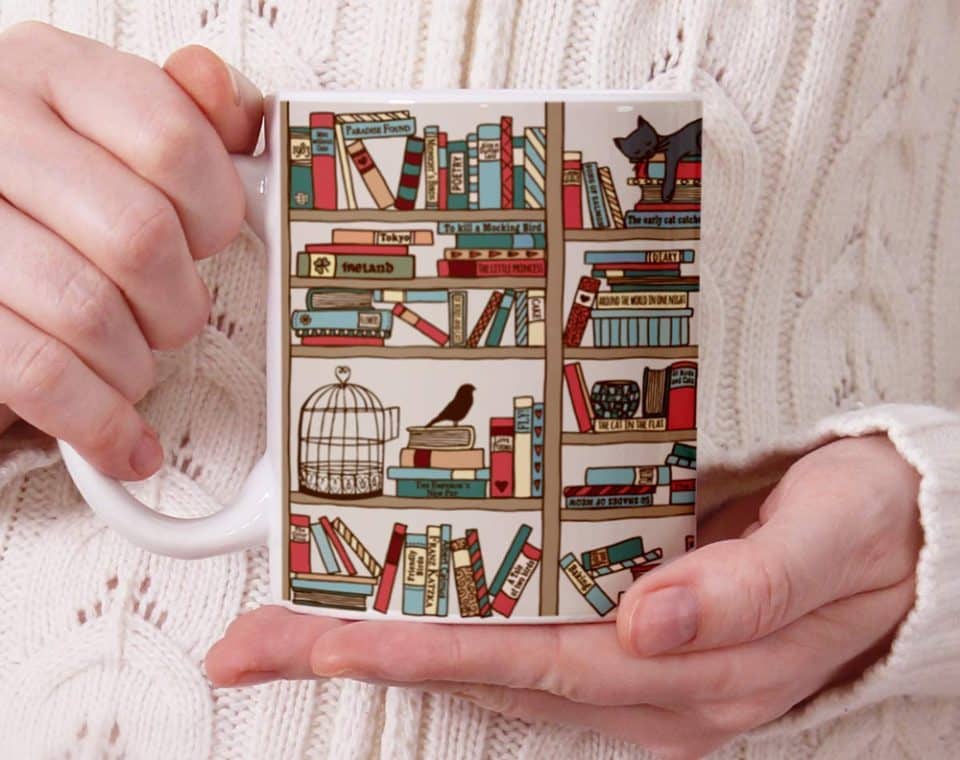 Book themed mugs or great for book lovers