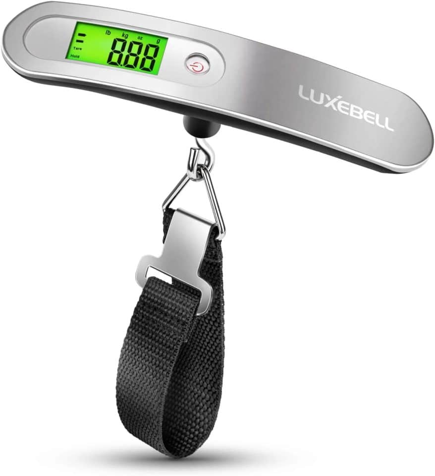 Portable luggage scales