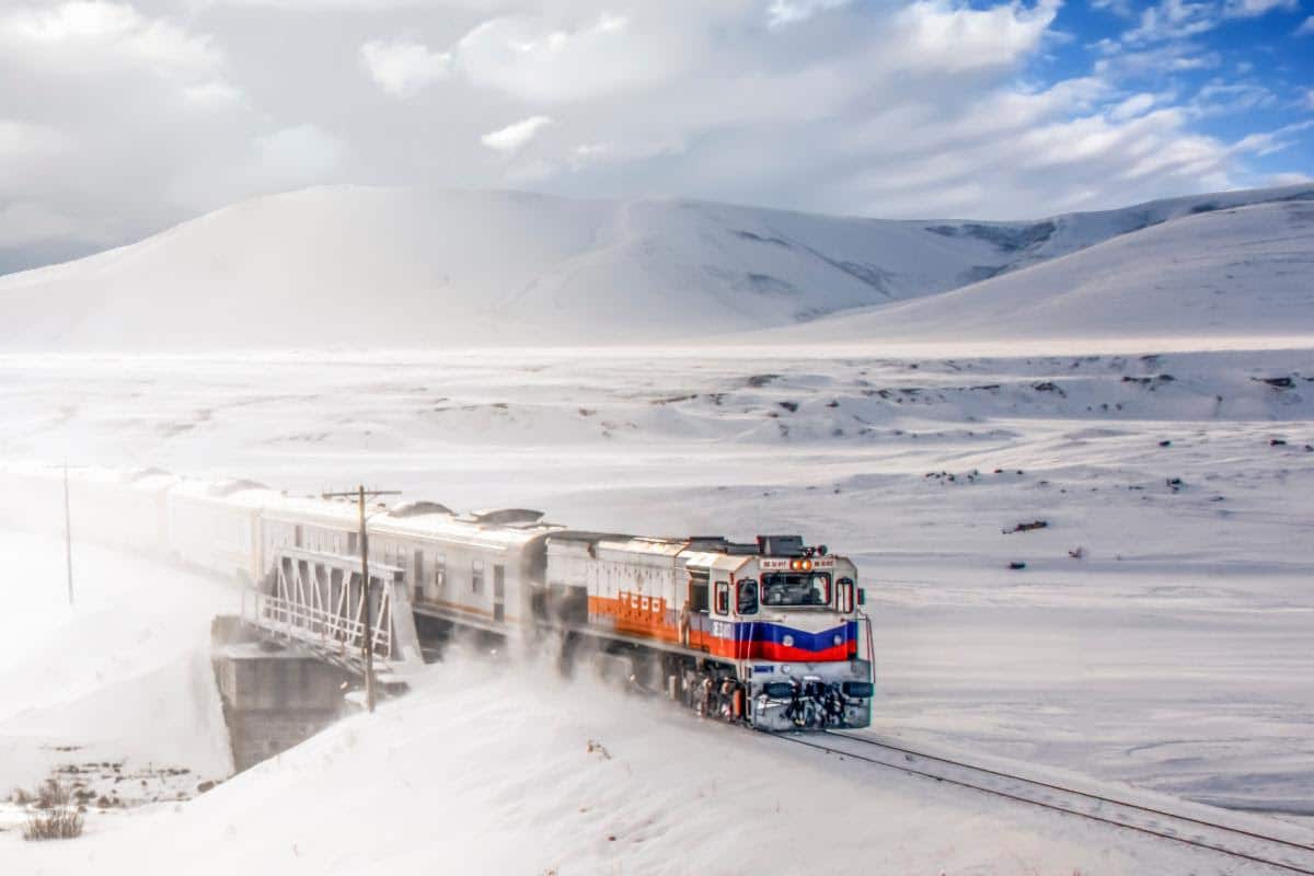 Turkiye 'Eastern Express' train winter 2023 season
