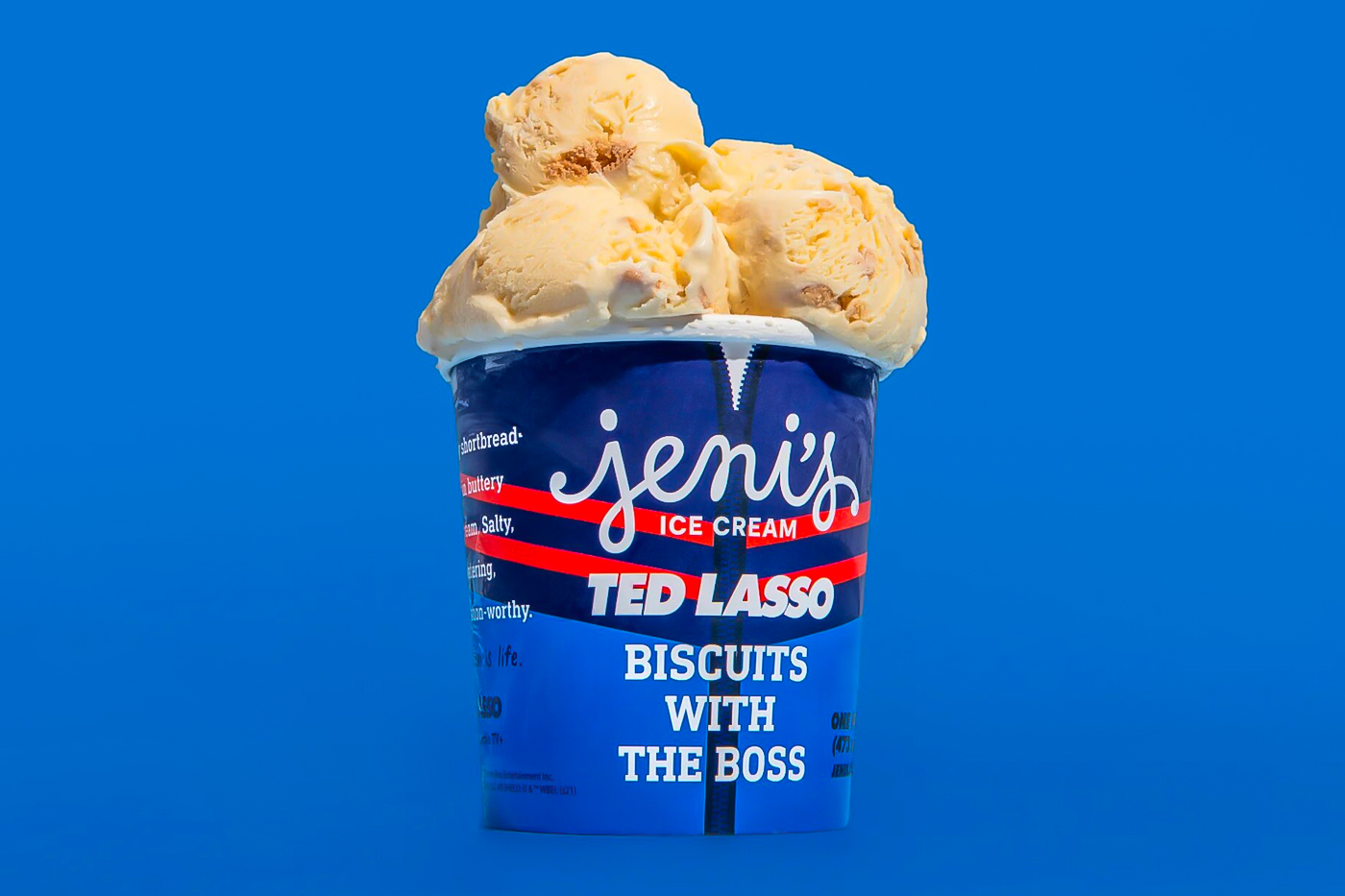 Jeni's Splendid Ice Creams collaboration with Ted Lasso