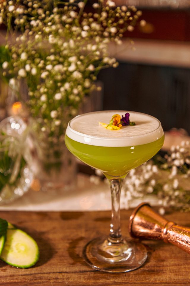 Field of Dreams at El Tucan Miami - Green cocktail recipes for St Patrick's Day