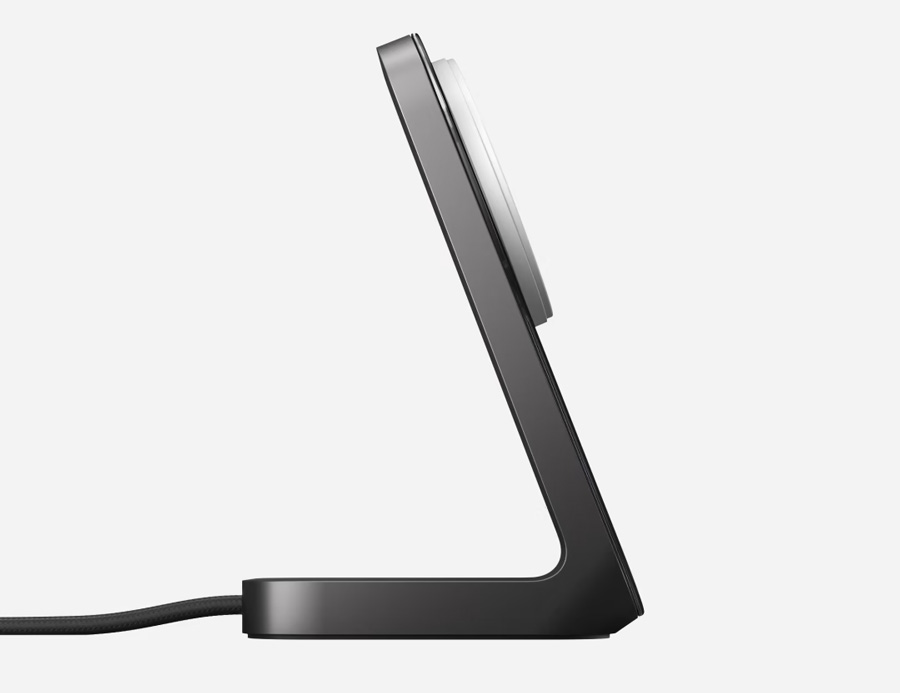 Side profile of NOMAD Stand One MagSafe Charger