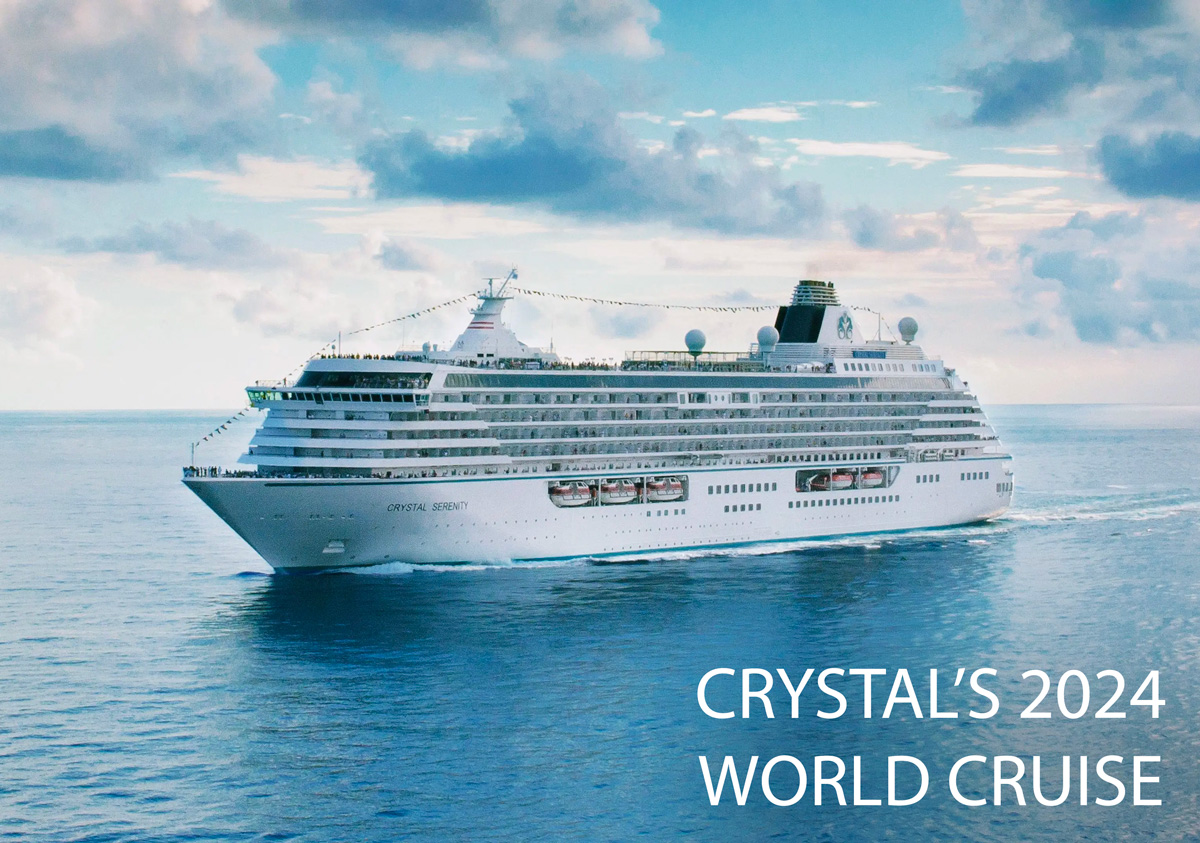 Crystal Cruises 2024 World Cruise now available for booking