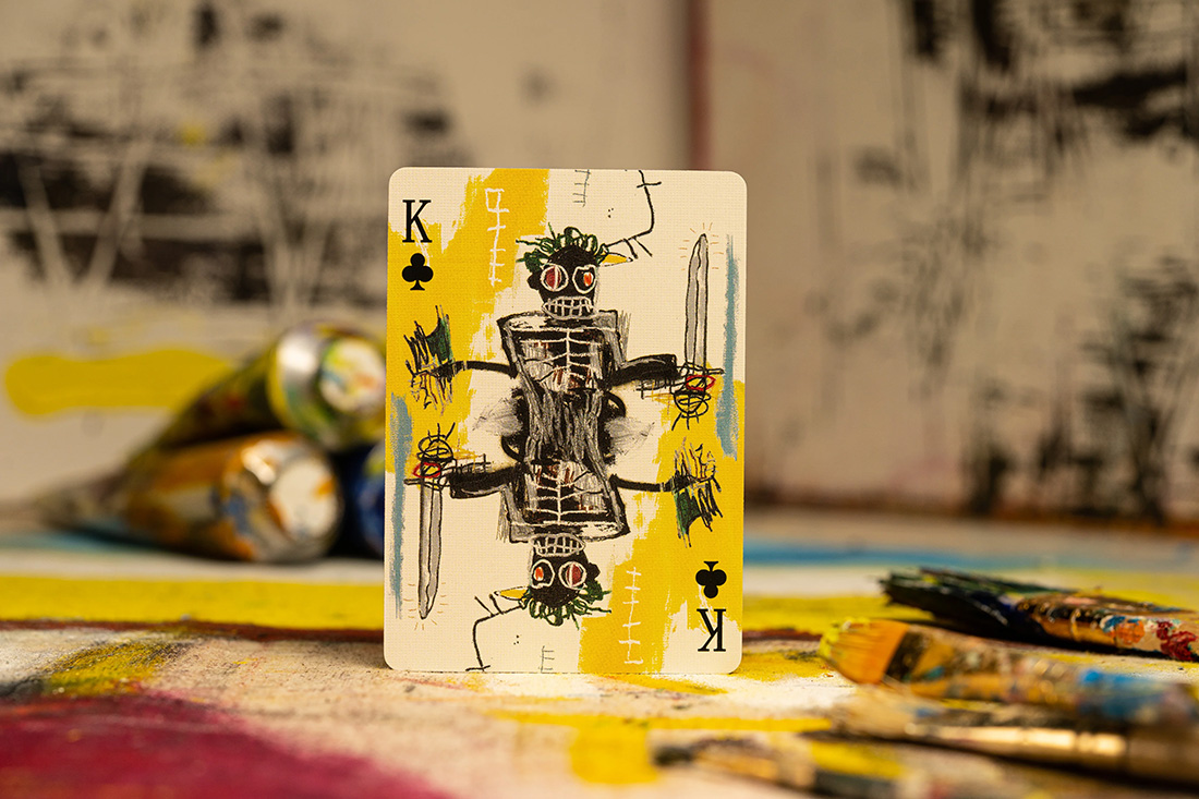 Jean-Michel Basquiat playing cards from Theory11