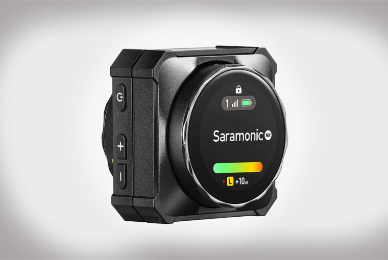 Saramonic BlinkMe Wireless microphone with a touchscreen