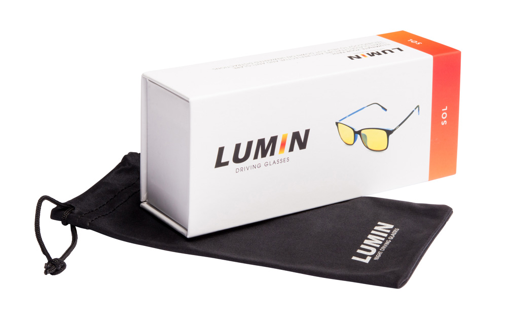 Lumin Night Driving Glasses: model SOL