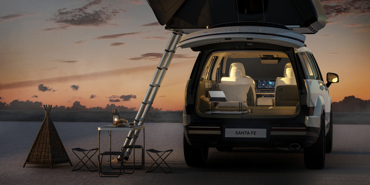 SUV camping concept