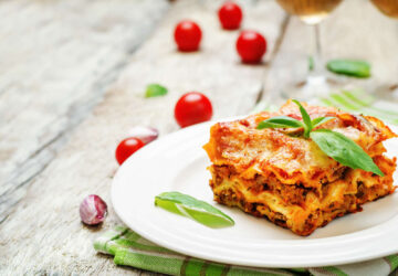 Lasagna recipe courtesy of Costa Cruises for National Lasagna Day