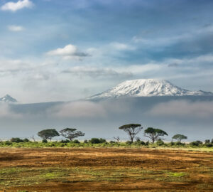 View of Mount Kilimanjaro from Kenya