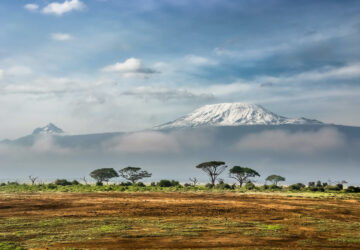 View of Mount Kilimanjaro from Kenya