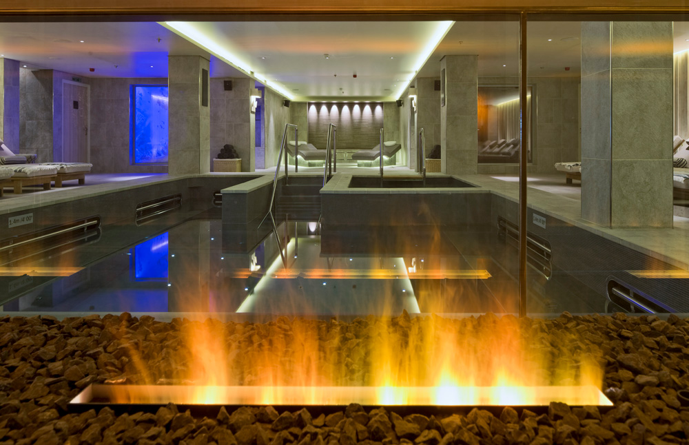 Fireplace in Spa