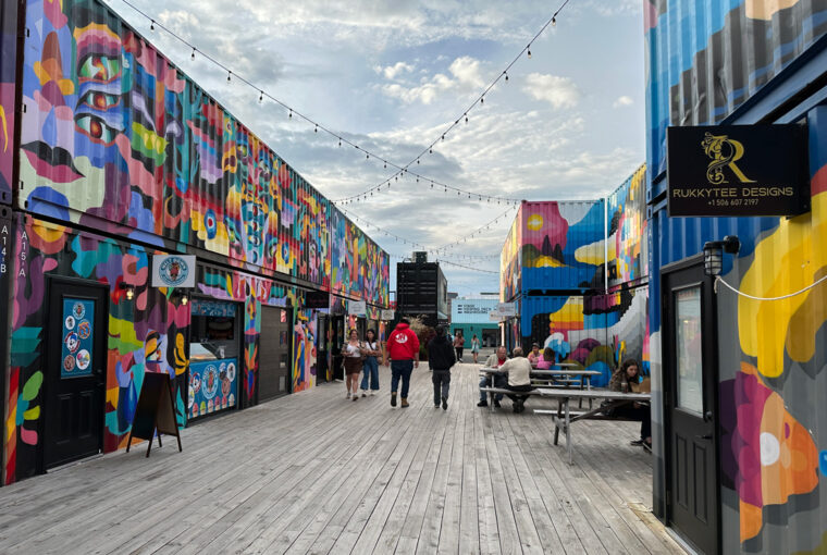 The Waterfront Container Village in Saint John