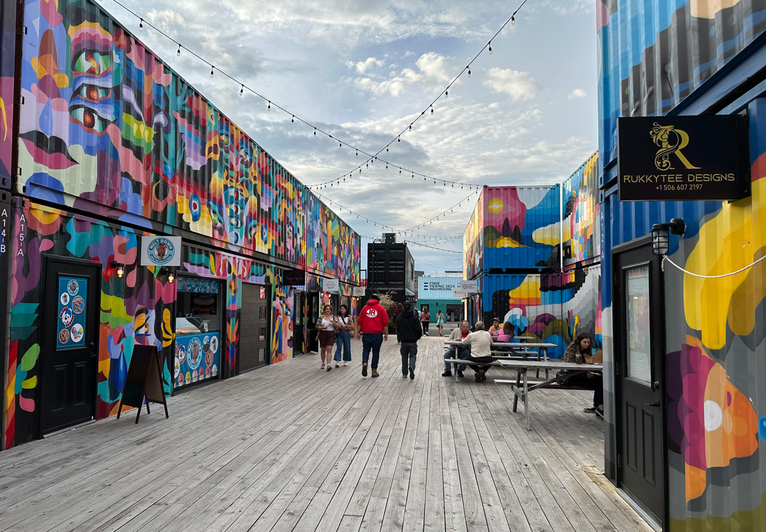 The Waterfront Container Village in Saint John